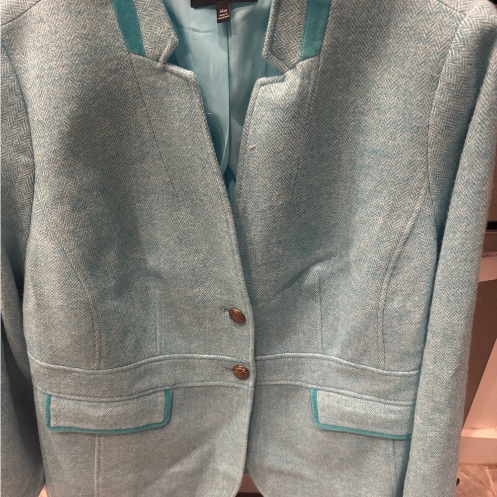 Talbots Blue Blazer Tailored Suit Jacket